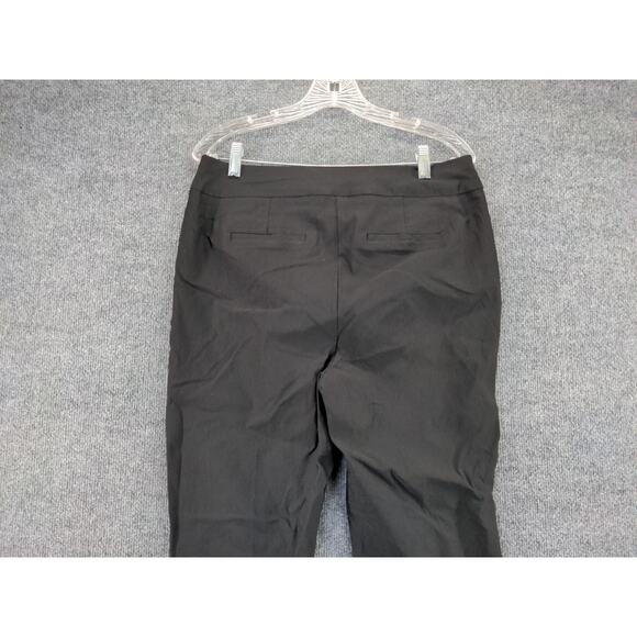 Chico's Womens Pull On Pants Size 1.5 10R Black Rayon Blend - Picture 8 of 12